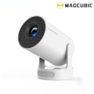 Magcubic Hy300pro+ Projector, 290 ANSI Lumens, Dual Wifi6, 0.8:1 Short Throw Ratio, 1280x720p Native Resolution, Bluetooth-compatible 5.4, Android 11 Portable Home Cinema Mini Smart Projector